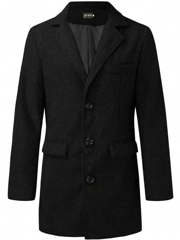Milan Heren Trenchcoat | Bruin, Ontspannen Pasvorm voor Herfst en Winter