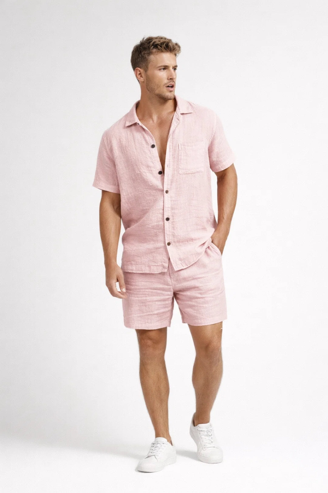 Milo Heren Zomer Set | Comfortabele Pasvorm, Tweedelig 2