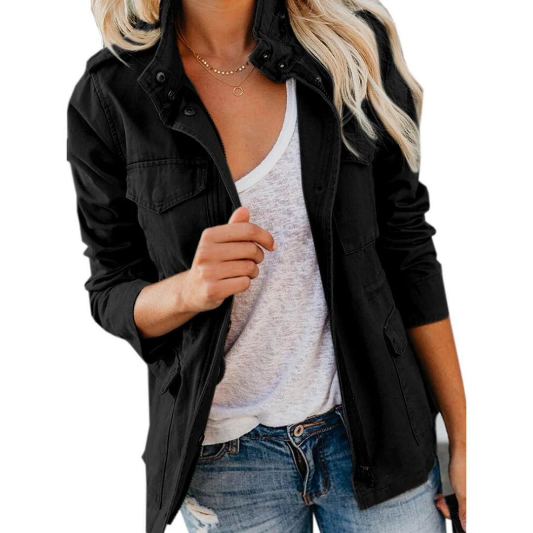 Moderne Chique Jas Voor Dames | Ritssluiting 6