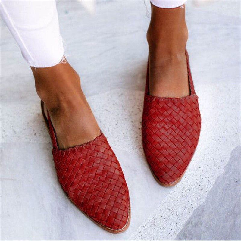 NAZAN | Chique Gevlochten Slingback Ballerina 4