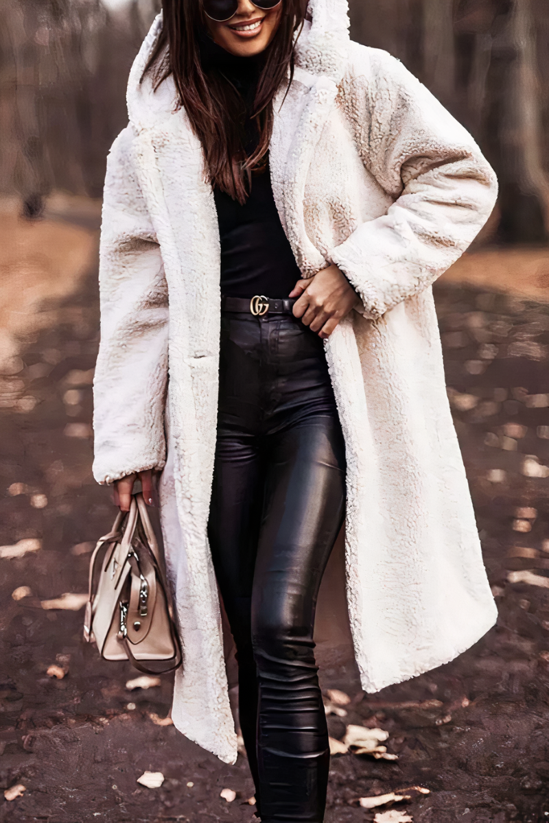 Nina | Lange Teddyjas | Trendy Wintercomfort | Luxe Wolmix