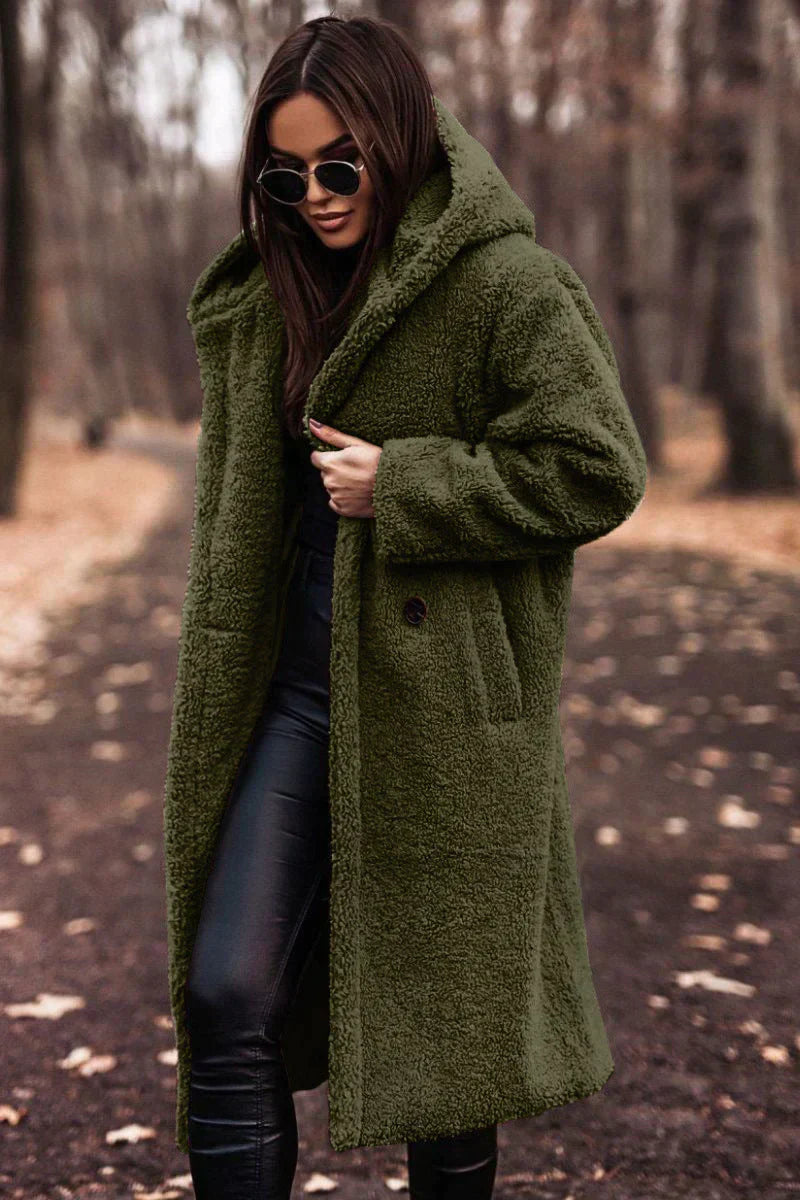 Nina | Lange Teddyjas | Trendy Wintercomfort | Luxe Wolmix