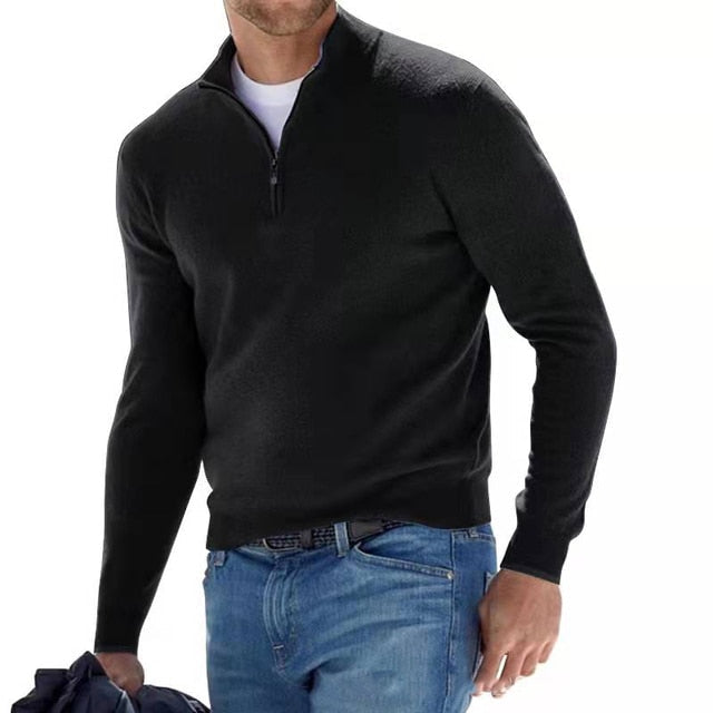 Lazaro | Herenpullover met V-hals en Tijdloze Pasvorm