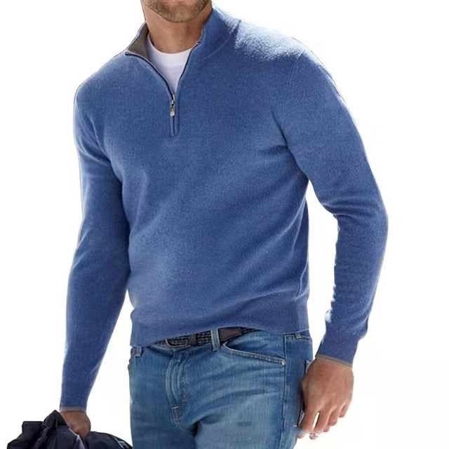 Lazaro | Herenpullover met V-hals en Tijdloze Pasvorm