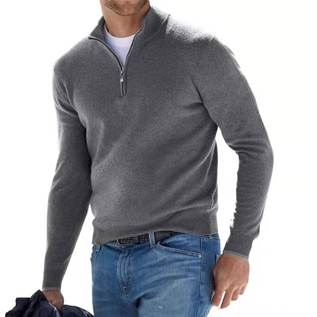Lazaro | Herenpullover met V-hals en Tijdloze Pasvorm