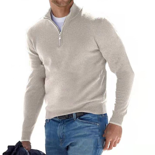 Lazaro | Herenpullover met V-hals en Tijdloze Pasvorm