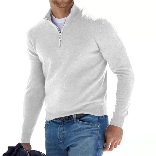 Lazaro | Herenpullover met V-hals en Tijdloze Pasvorm