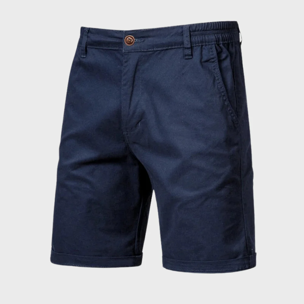 CAEDEN | Heren Chino Short – Casual Katoenen Korte Broek met Elastische Taille