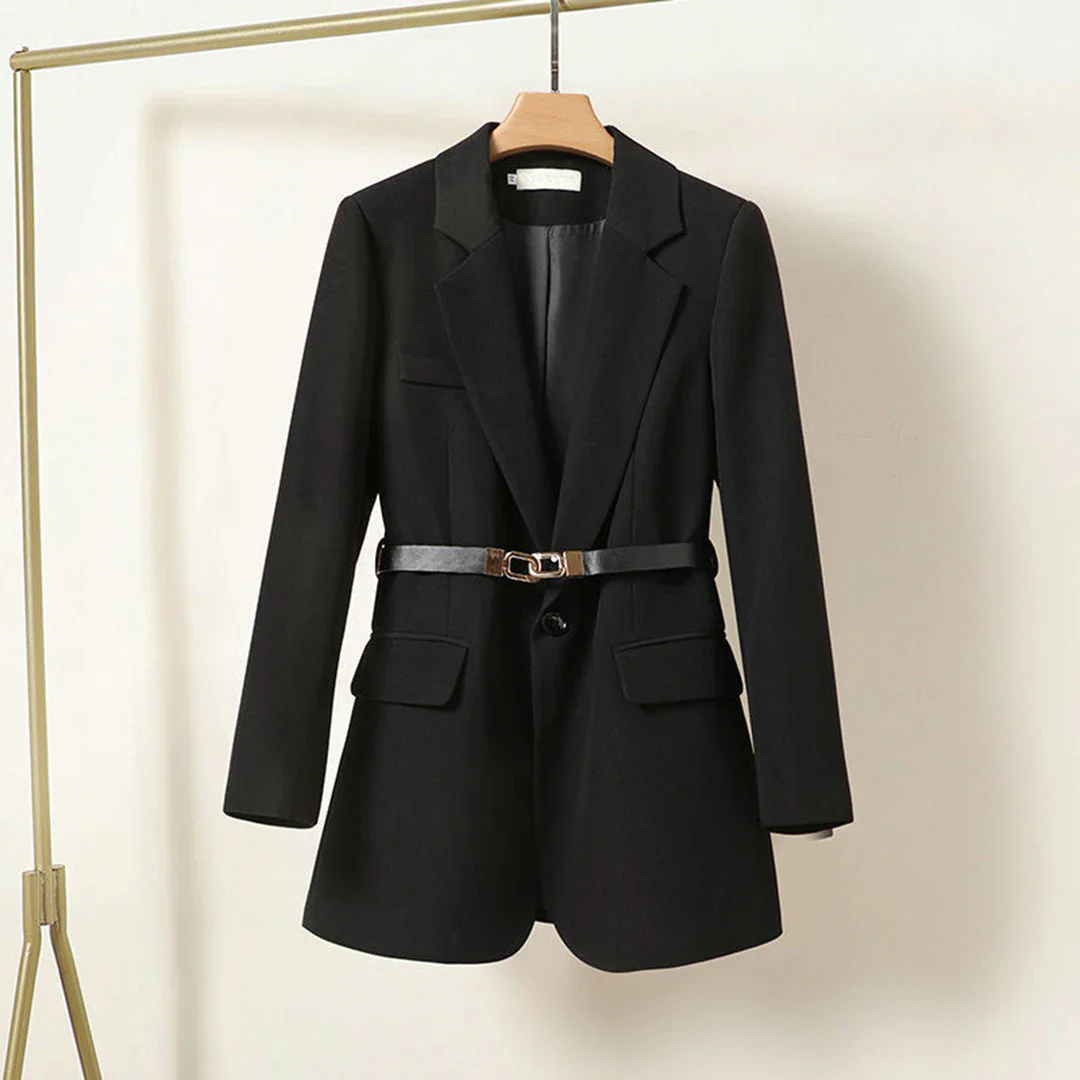 ORLÉA | Damesblazer met ceintuur – Getailleerd model met reverskraag