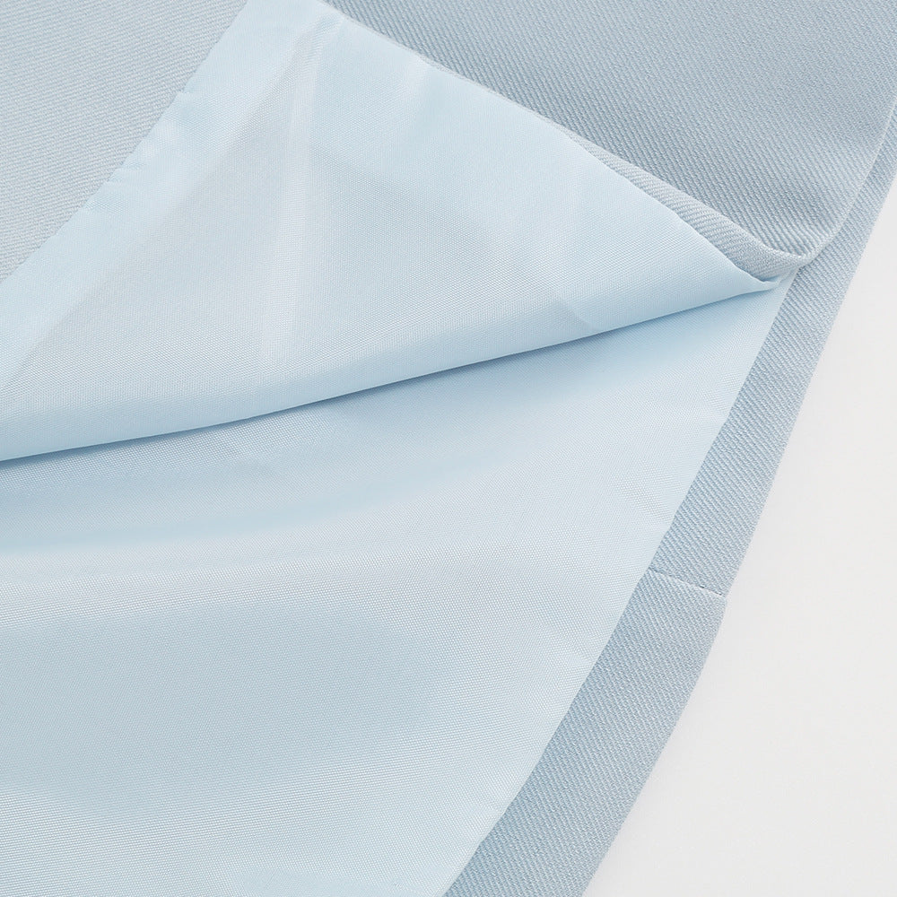Sloane | Zwarte Cape Blazerjurk met Gouden Details