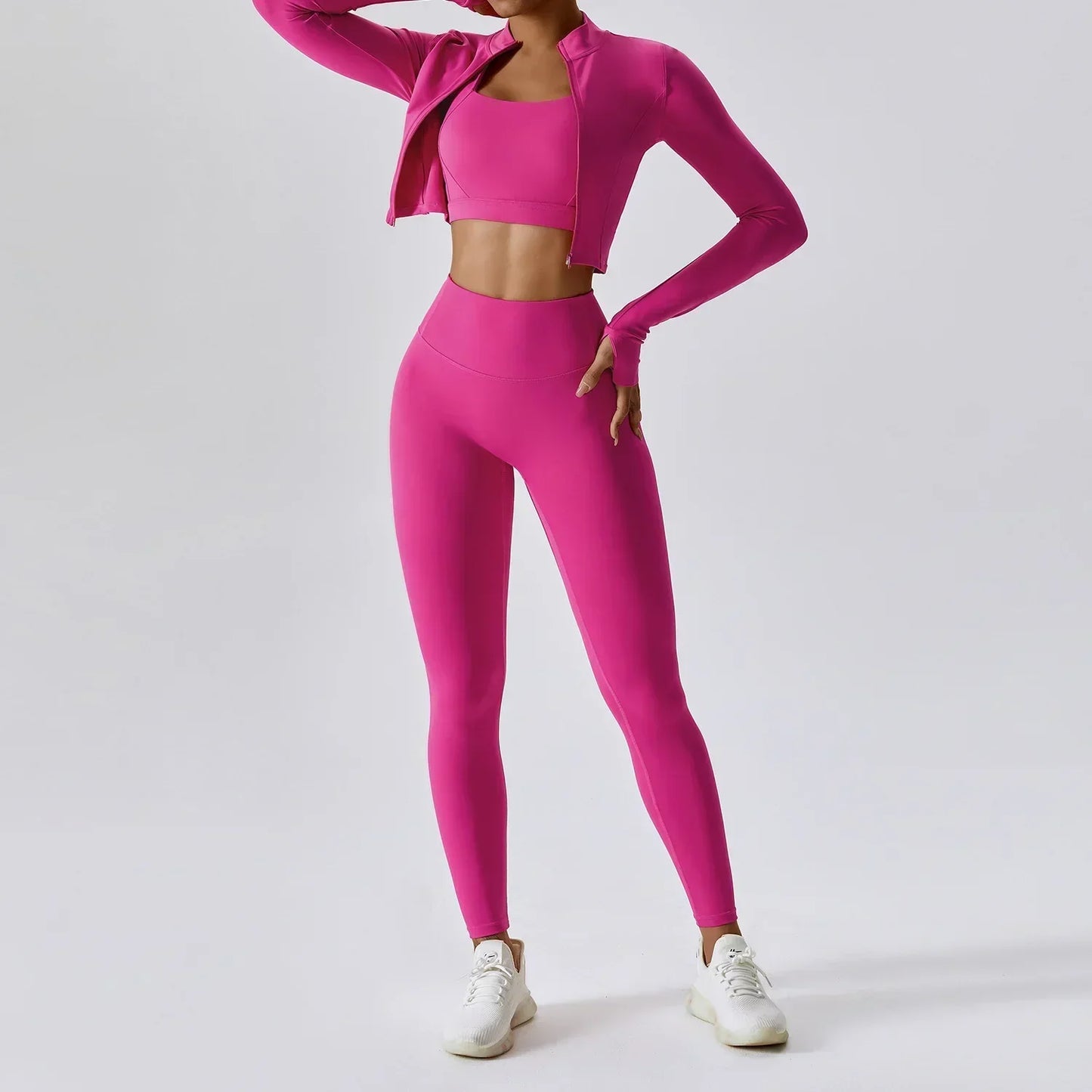 NYRA | Naadloze Sportset met Sculptende Pasvorm en Ademend Comfort