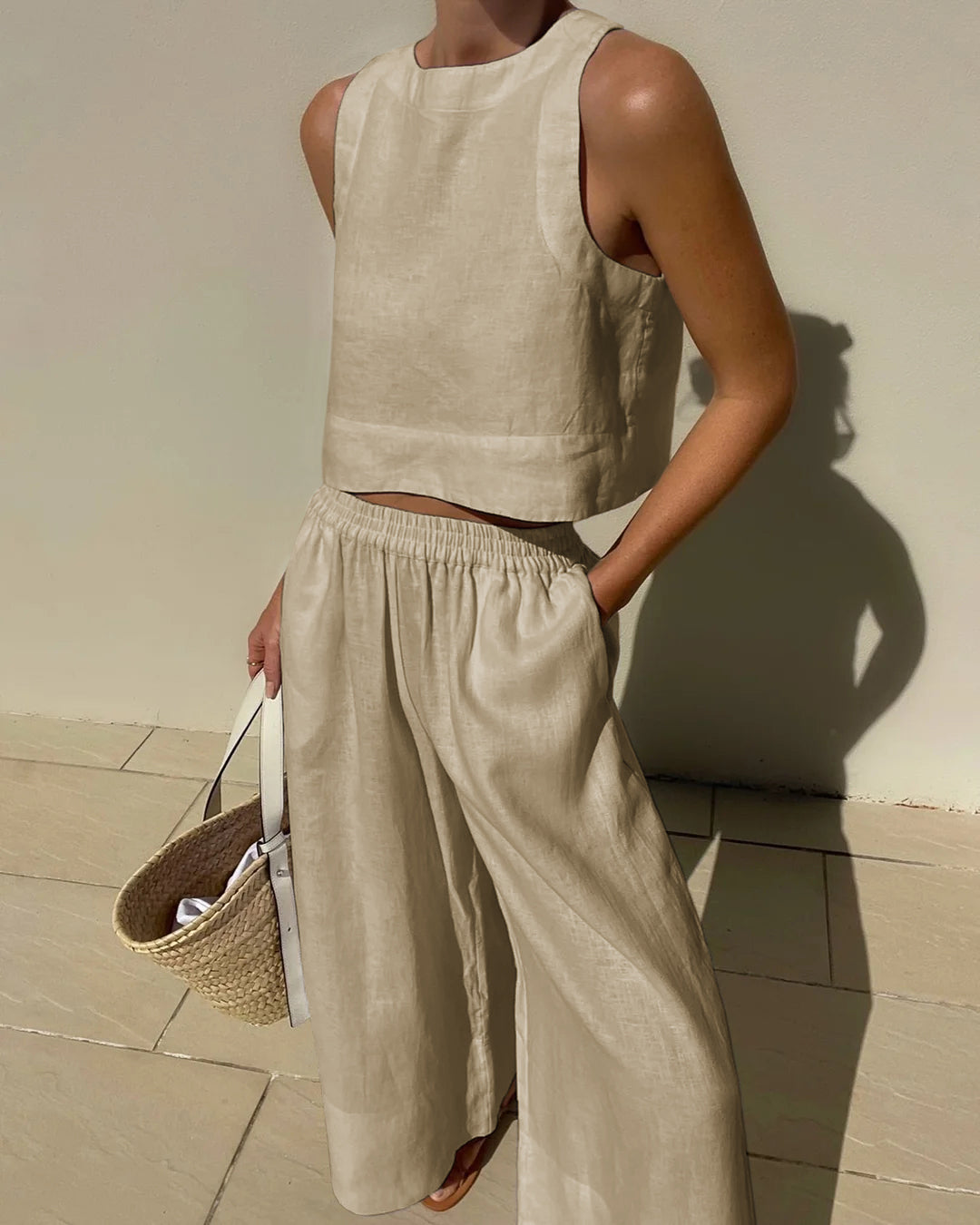 Léna | Mouwloze Zomerset met Top en Shorts