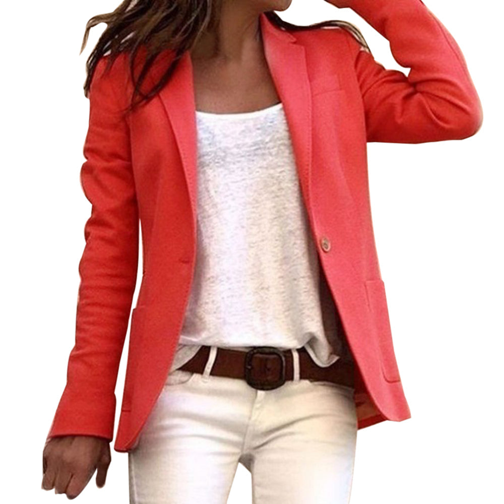 Smalle Blazer Met Lange Mouwen Voor Dames | Werk 5
