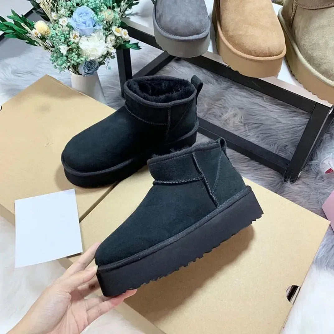 Sneeuw Vrouwen Snowboots | Echte Schapenvacht, Comfortabel en Trendy 10