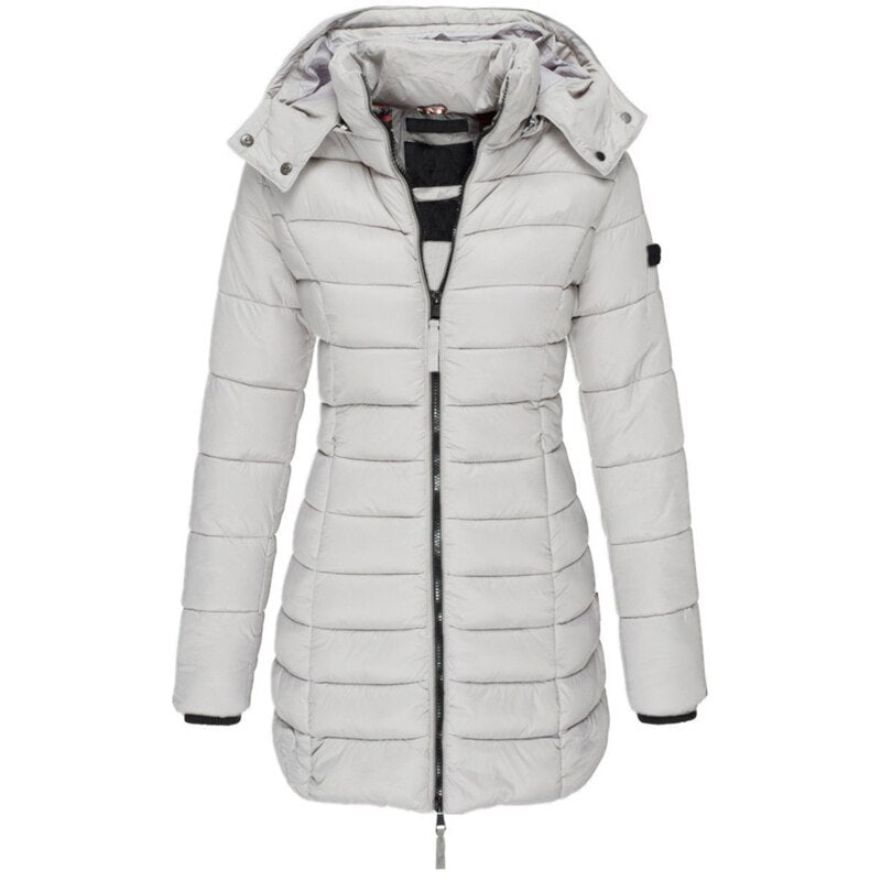 Wendy Damesjas Winter | Gewatteerd Polyester met Capuchon 6