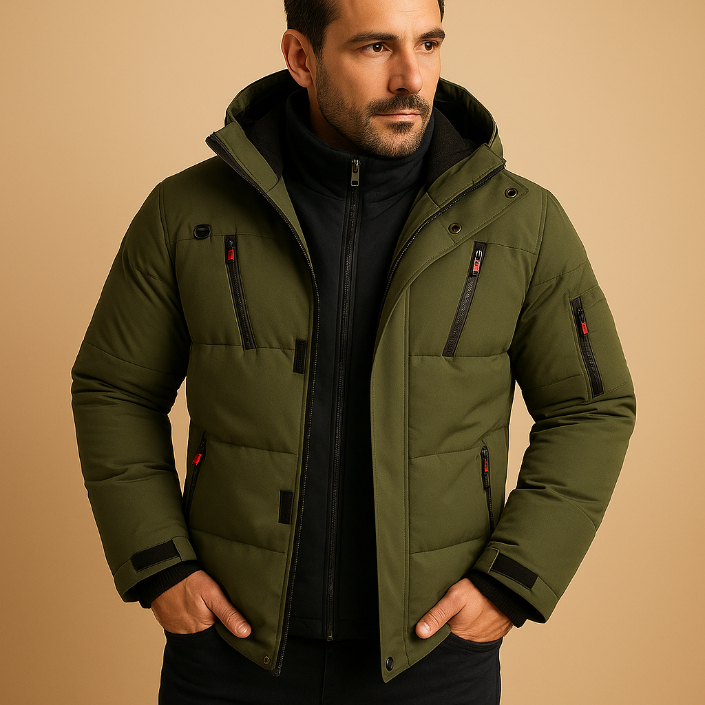 Wille Heren Winterjas | Waterdicht, Warme Voering, Verstelbare Capuchon