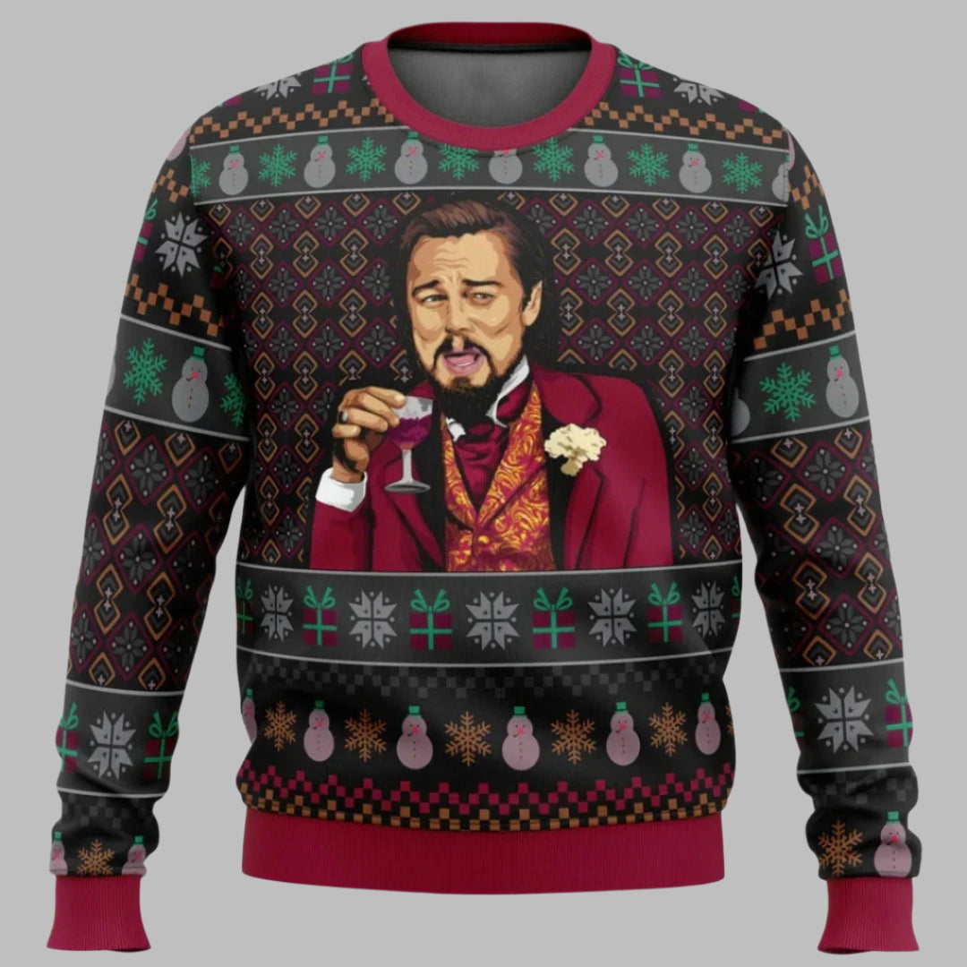 Willem Heren Trui | Zachte Stof, Feestelijk Ontwerp met Kerstpatronen