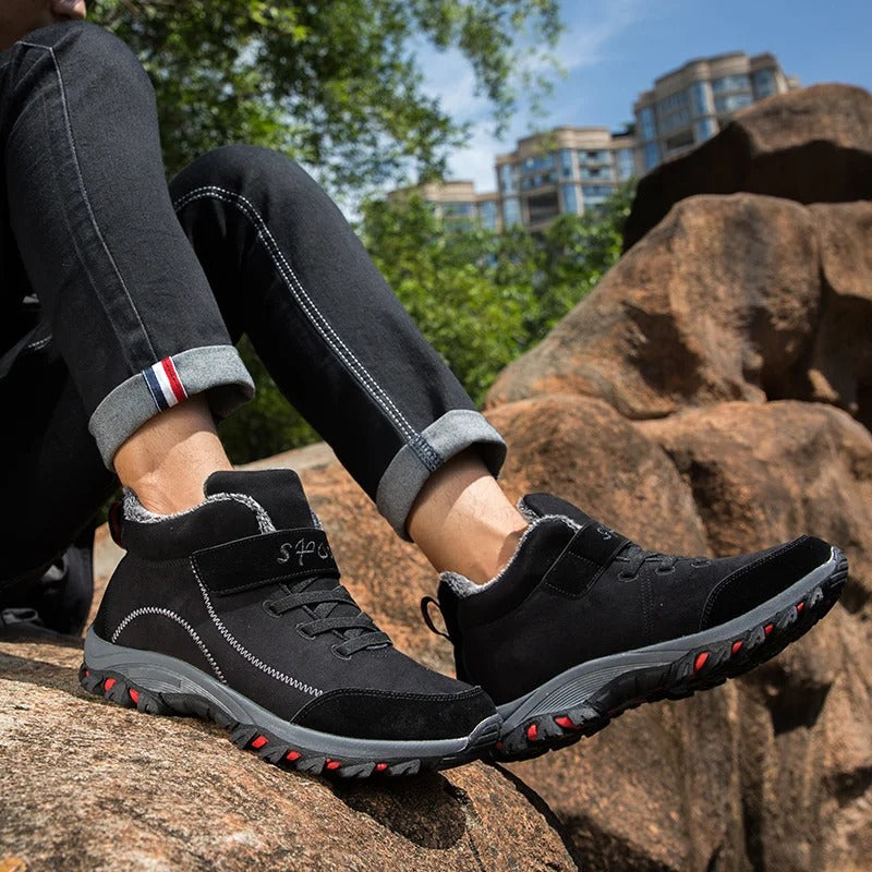 Winston Heren Enkellaarzen | Waterdicht Suède, Antislip Grip 8