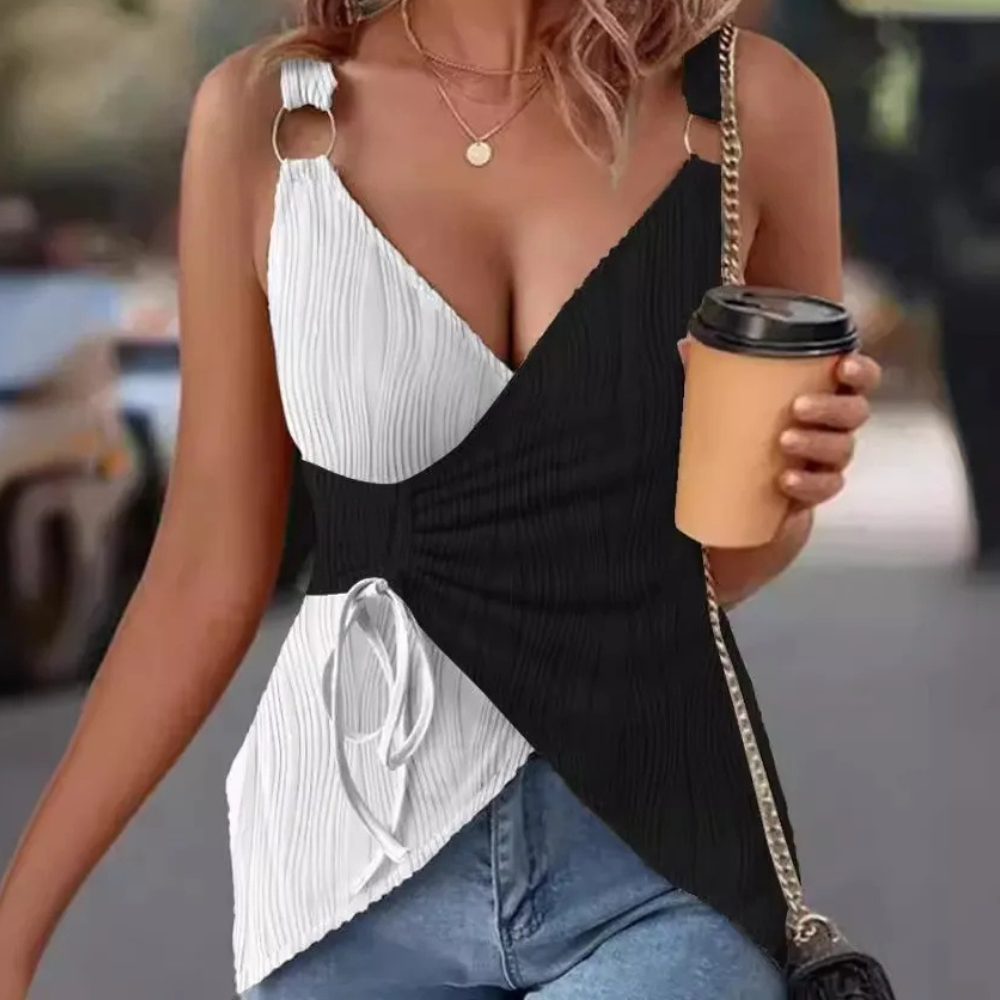 ELODIA | Mouwloze Top met Tijdloos Design