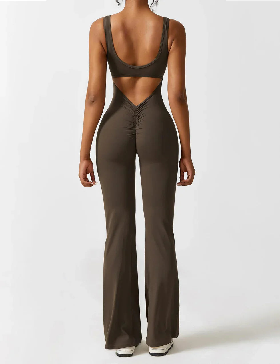 Elena Jumpsuit | Flared Fit | V-Back Design | Shaping & Comfort | Trendy Must-Have