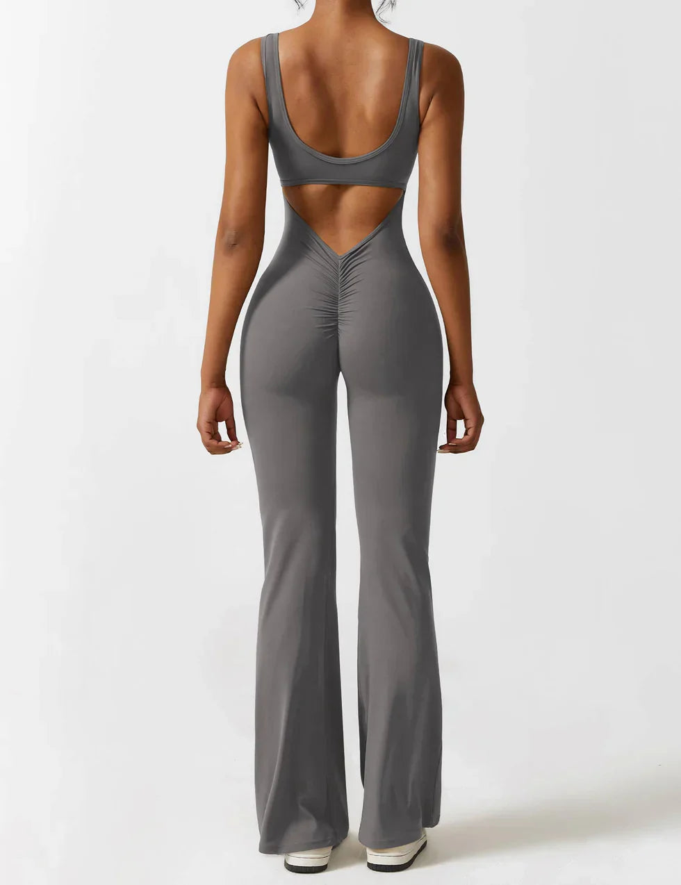 Elena Jumpsuit | Flared Fit | V-Back Design | Shaping & Comfort | Trendy Must-Have