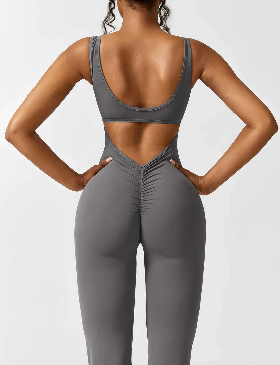 Elena Jumpsuit | Flared Fit | V-Back Design | Shaping & Comfort | Trendy Must-Have