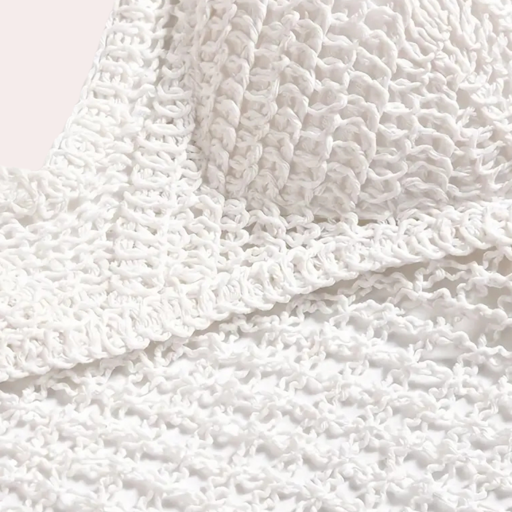 SOLINA | Haakwerk Zomertop met Open Rug