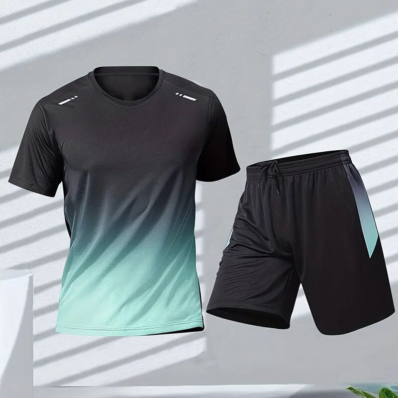 DANTE | Tweedelige Sportset met Kleurverloop voor Heren