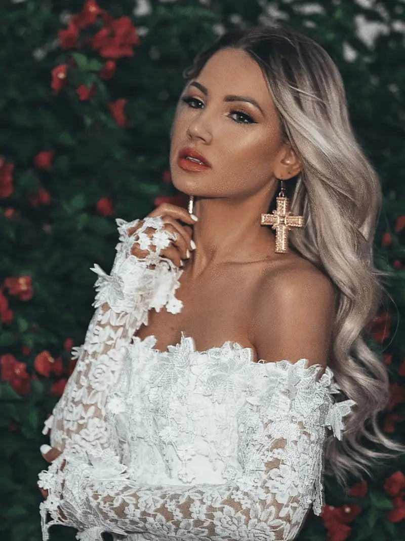 Alouette | Cocktailjurk met Kant en Off-Shoulder Elegantie