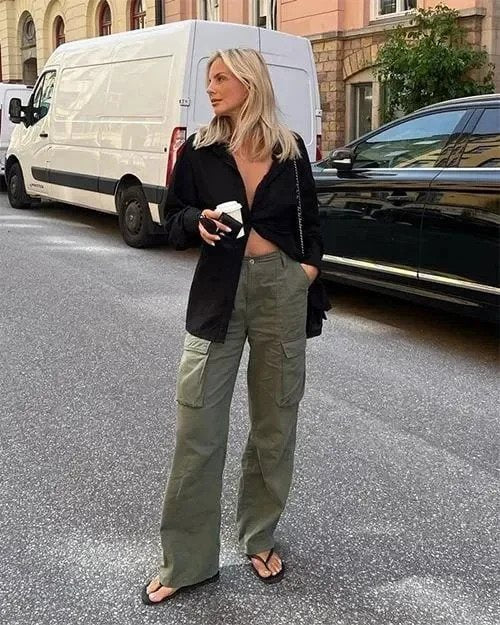 SIENNA | Verstelbare Cargo Broek met Cargozakken
