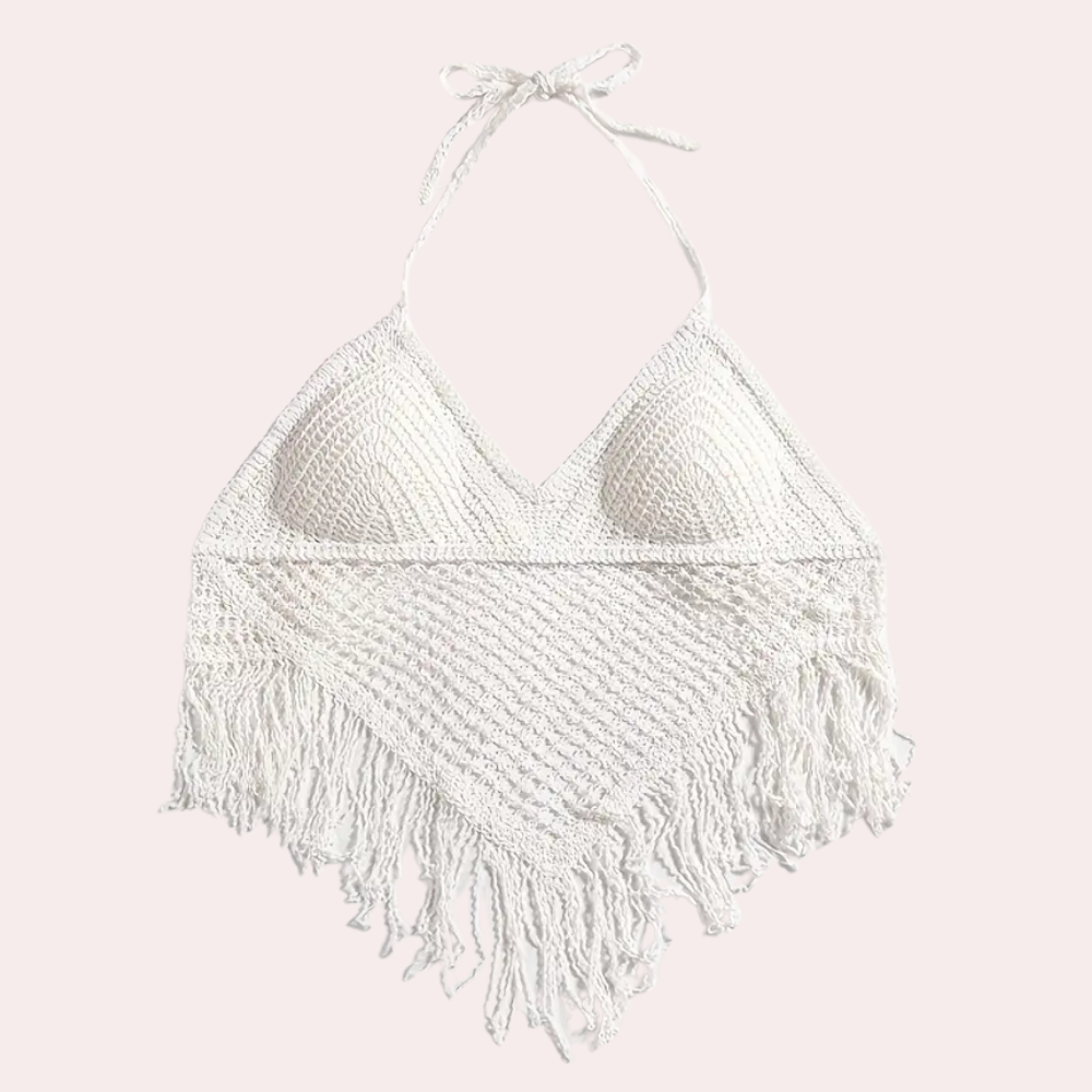 SOLINA | Haakwerk Zomertop met Open Rug
