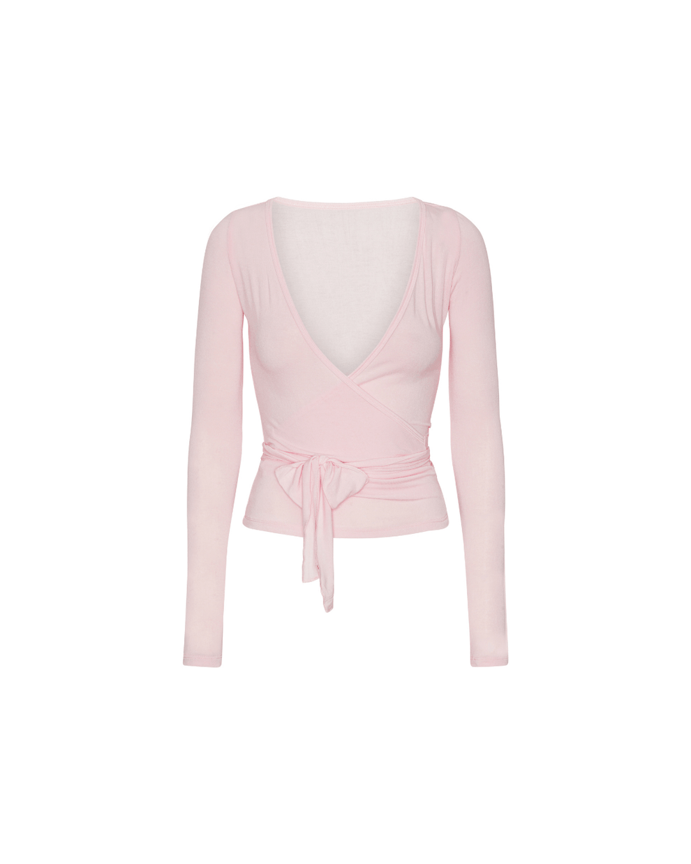 LIVARA | Elegante Wikkelblouse met Verstelbare Linten