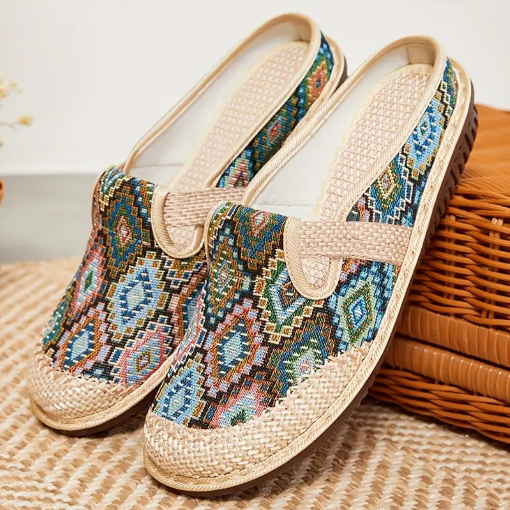 LUNAYA | Comfortabele Instap-Pantoffels van PU Leer