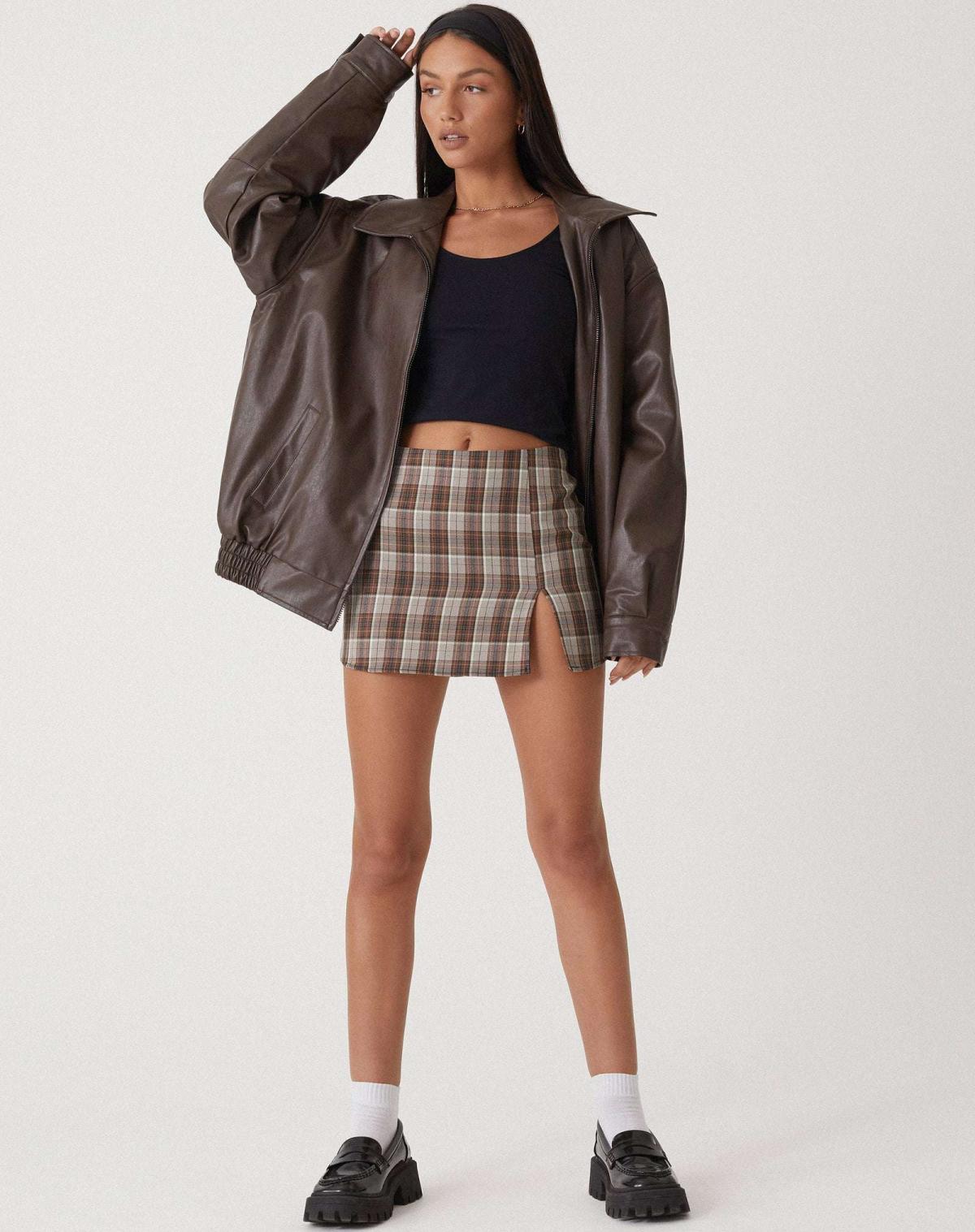 Noor | Oversized Leren Zomerjas Voor Dames