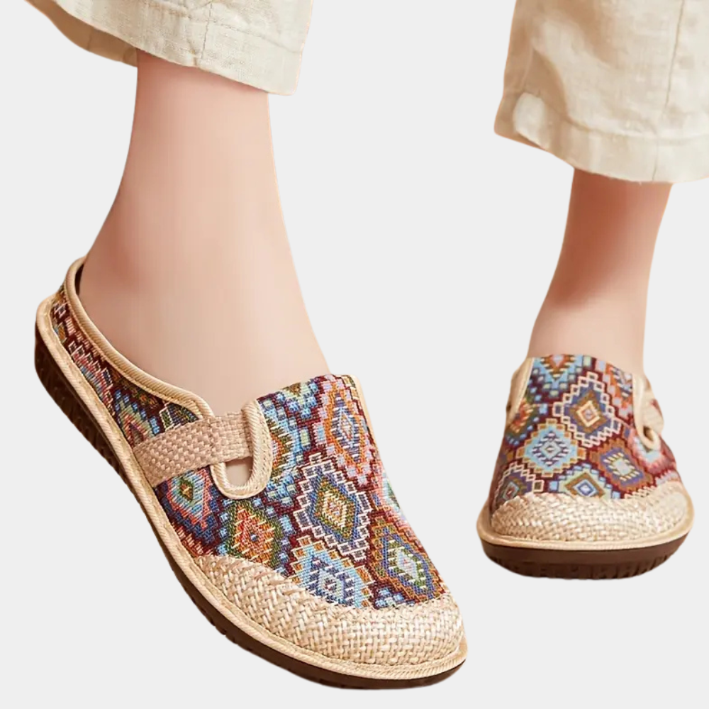 LUNAYA | Comfortabele Instap-Pantoffels van PU Leer