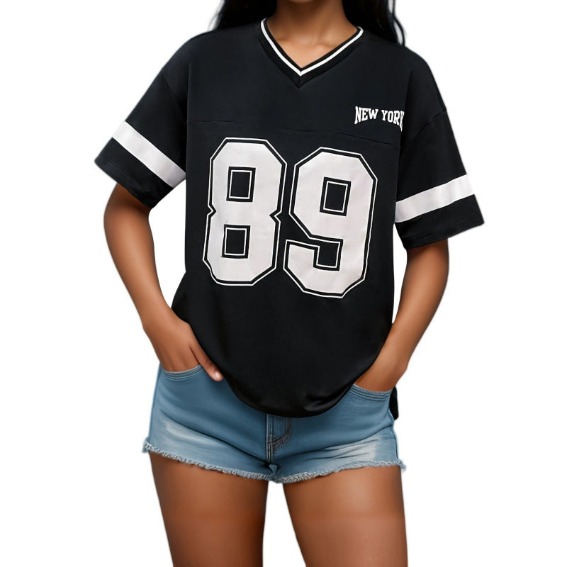 Naylinn | Oversized Sport T-shirt met New York Print