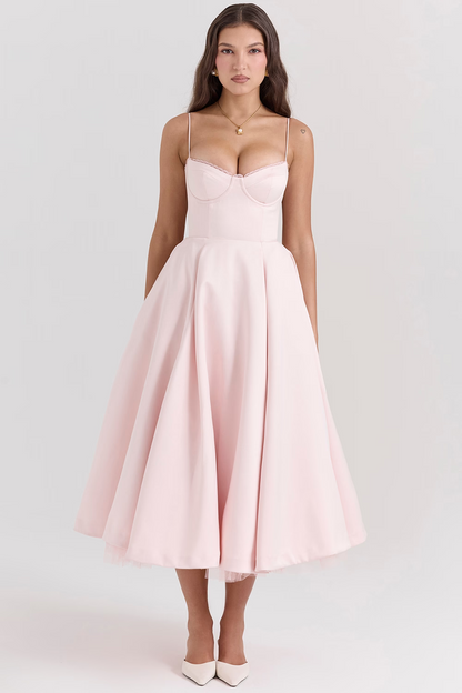 ELIORA | Elegante Midi-Jurk met Tule Rok