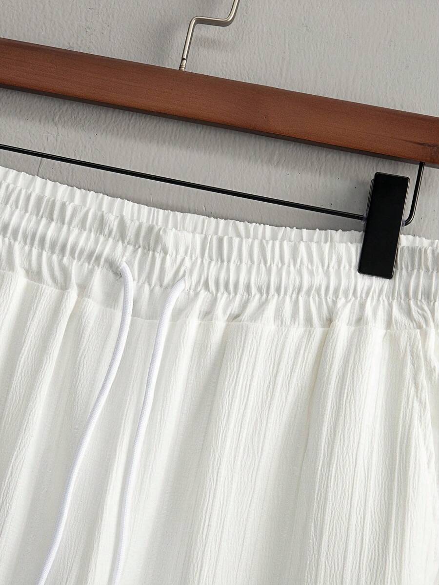 Zwart heren co-ord set met opstaande kraag – moderne Japanse stijl met luxe uitstraling