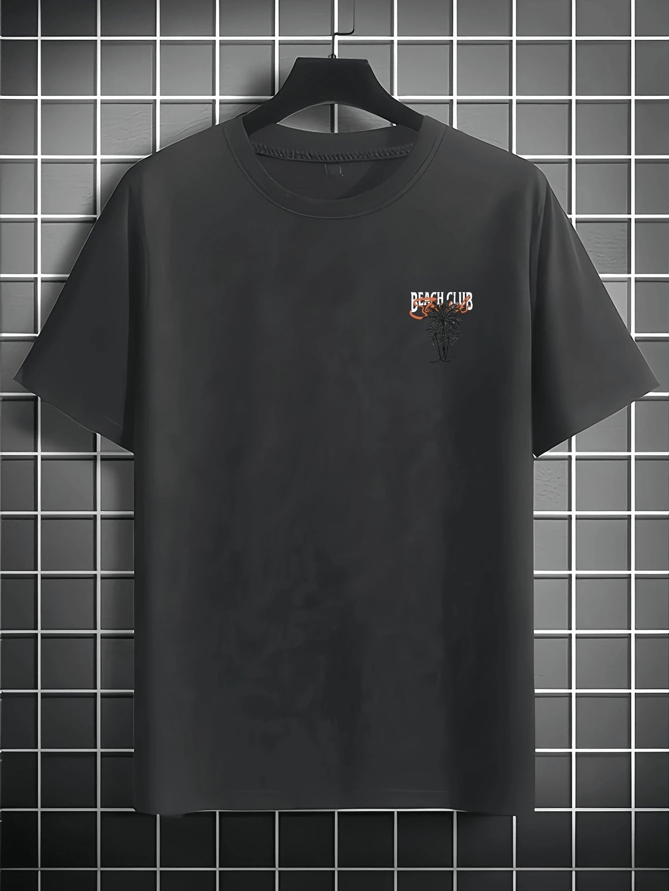 Casual mintgroen heren T-shirt met print en oversized fit