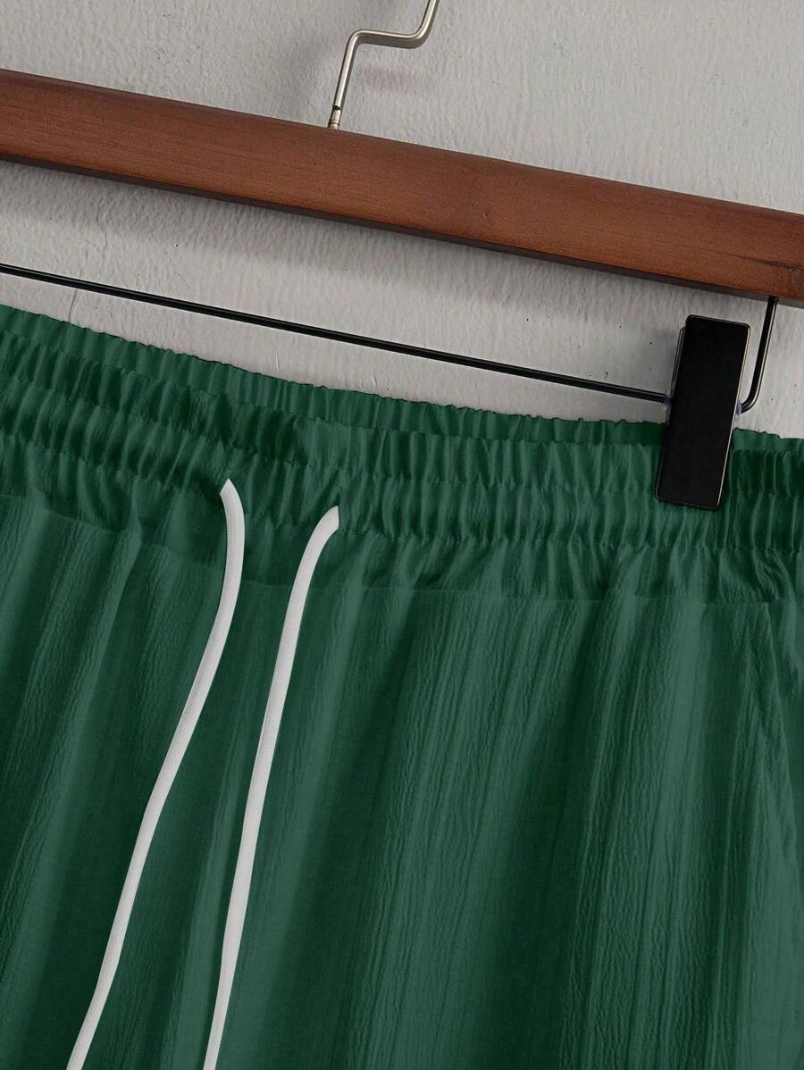 Zwart heren co-ord set met opstaande kraag – moderne Japanse stijl met luxe uitstraling