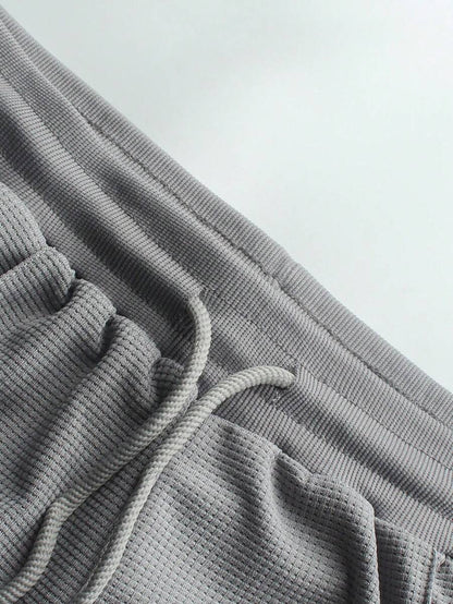 Beige heren polo & shorts set – minimalistische zomerset met relaxte uitstraling