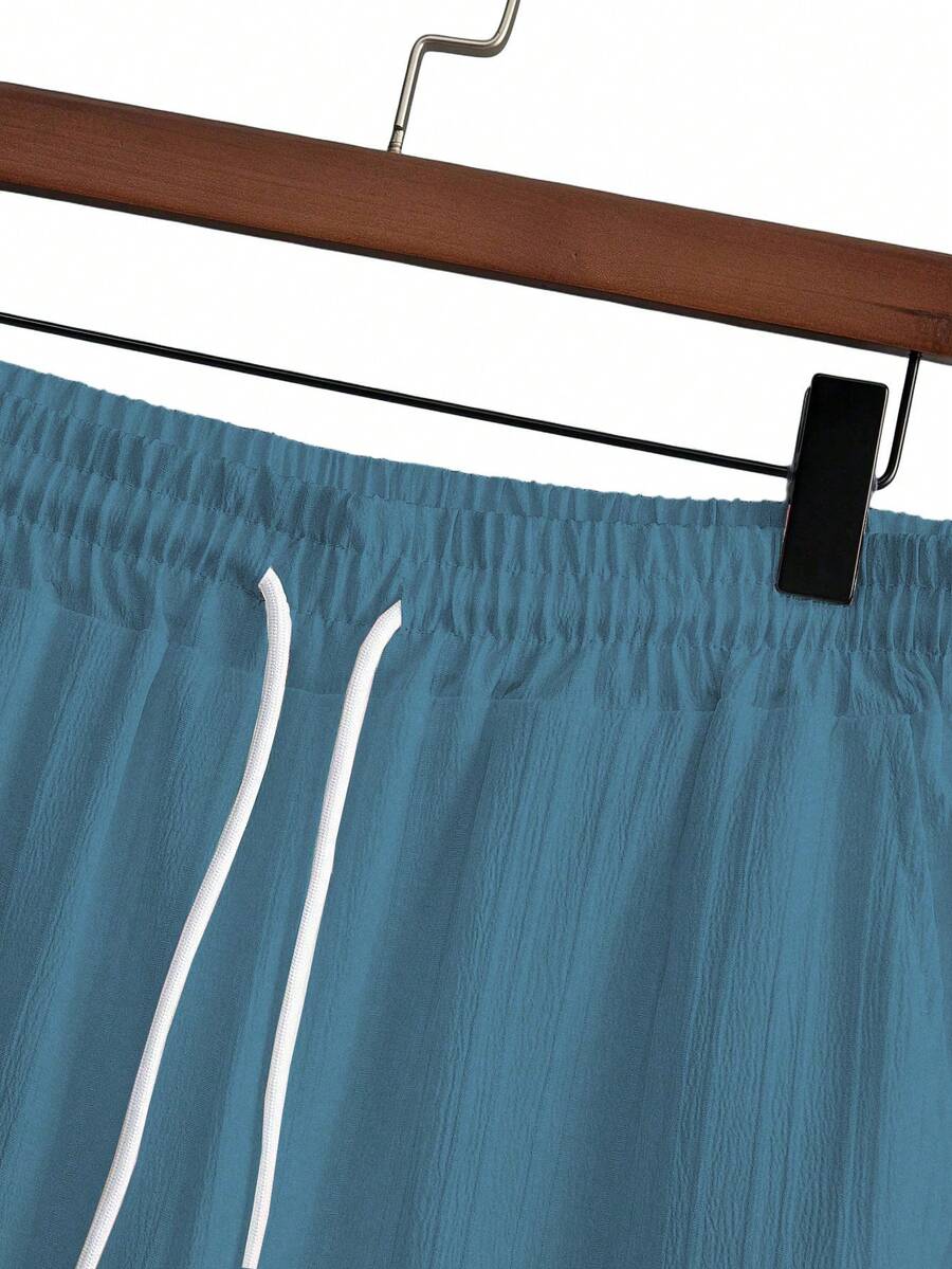 Zwart heren co-ord set met opstaande kraag – moderne Japanse stijl met luxe uitstraling