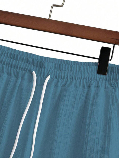 Zwart heren co-ord set met opstaande kraag – moderne Japanse stijl met luxe uitstraling