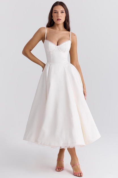 ELIORA | Elegante Midi-Jurk met Tule Rok