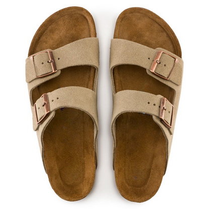 Eroni | Unisex Suède Comfortsandalen met Extra Ondersteuning