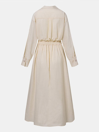 Eline | Zomerjurk in Maxi-Lengte met Vintage Halslijn