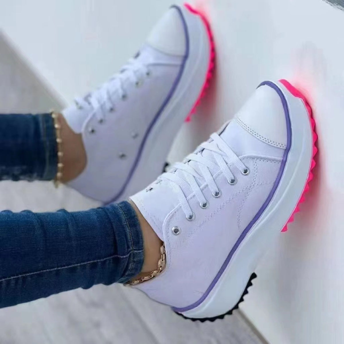 Hilda Dames Sneakers | Orthopedisch Design, Witte Casual Schoenen
