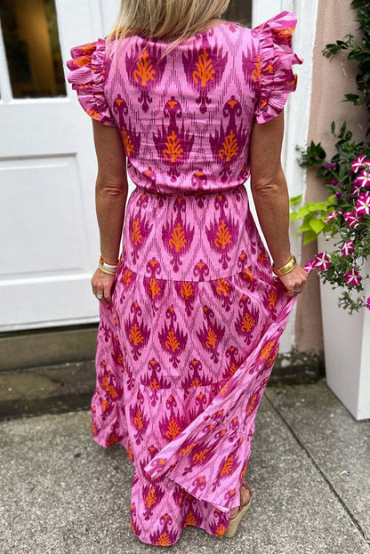 DALINA | Retro maxi-jurk met elegante details