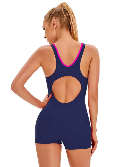 Zerina | Sportief Badpak met Patchwork voor Dames