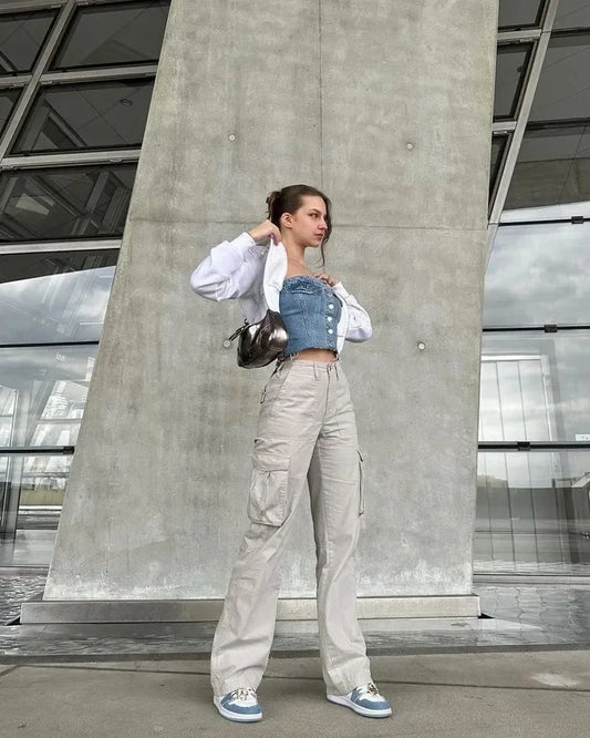SIENNA | Verstelbare Cargo Broek met Cargozakken